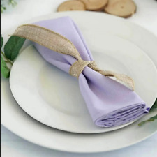 Set Of 50 Pcs Lavender Napkins Set 100% Cotton Dinner Reusable Washable Napkins, used for sale  Shipping to South Africa