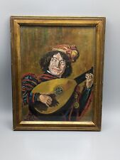 After Frans Hals (c.1582 - 1666), 'The Jester With The Lute', Oil on Board, 19th for sale  Shipping to South Africa