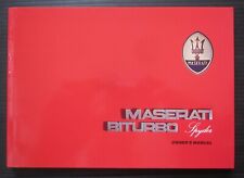 Maserati biturbo spyder usato  Boves