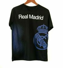 Camisa Atlética Para Hombre Real Madrid Fútbol Club Negra Mangas Cortas Mediana segunda mano  Embacar hacia Argentina