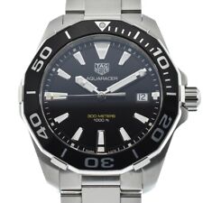 Relógio masculino TAG HEUER Aqua racer WAY111A.BA0928 300m mostrador preto quartzo C#130340 comprar usado  Enviando para Brazil