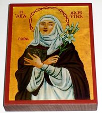 Heilige Katharina von Siena IKONE Icon Icone Caterina St.Catherine of Siena comprar usado  Enviando para Brazil