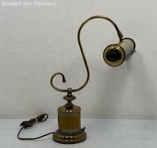 solid brass banker lamp for sale  South San Francisco