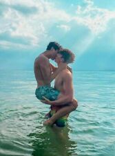Used, Shirtless Male Gay Love Kissing Interest Water Ocean Hunks Men PHOTO 4X6 B1210 for sale  Shipping to South Africa
