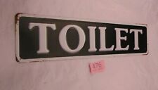 Metal toilet sign for sale  WALSALL