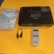 Projetor multimídia Epson 1760W LÂMPADA BAIXA horas 42, vem com controle remoto, cabos etc comprar usado  Enviando para Brazil