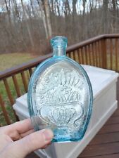 Used, Nice Early Aqua Lancaster Cornucopia / Urn Historical Flask Pontil for sale  Shipping to South Africa