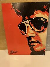TIN SIGN "Elvis Presley Tonight Only" Celebrity Signs Garage Wall Decor 