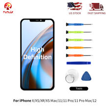 Para iPhone X XR Max 11 11 Pro MAX 12 Tela LCD Substituição de Tela Sensível Ao Toque/Ferramentas comprar usado  Enviando para Brazil