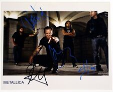 Metallica signed photo for sale  PRESTON