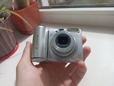 💥Canon PowerShot A580 IS Silver 7.1 MP digital camera💥WORKing Cheap Read!💥 for sale  Shipping to South Africa