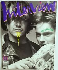 REVISTA ENTREVISTA RIVER PHOENIX BRUCE WEBER KEANU REEVES 1991 ANDY WARHOL POP segunda mano  Embacar hacia Argentina