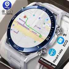 Smartwatch masculino fitness pulseira de movimento rastreador GPS chamada Bluetooth comprar usado  Enviando para Brazil