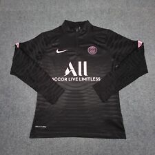 Camisa masculina Paris Saint Germain MÉDIA preta fora treinamento 1/4 zíper PSG tamanho M comprar usado  Enviando para Brazil