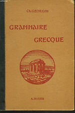 Ch. georgin grammaire d'occasion  France