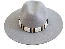Faixa de chapéu Western Buffalo osso ajuste faixa chapéu cowboy bege e preto comprar usado  Enviando para Brazil