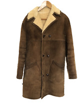 Sheepskin coat vintage for sale  LONDON