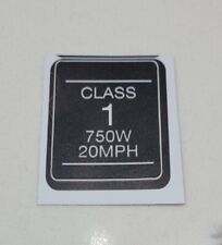 Class 750w classification for sale  Houston