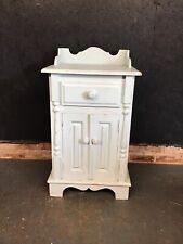Vintage Pine Painted Bedside Cupboard Cabinet, used for sale  Shipping to South Africa