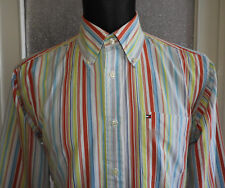 Tommy Hilfiger Męska Kolorowa koszula w paski Casual Koszula Długi rękaw Rozmiar M, używany na sprzedaż  PL