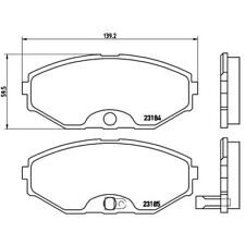 Brembo bremsbelagsatz 045 gebraucht kaufen  Bielefeld