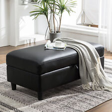 leather rectangular ottoman for sale  Guilford