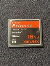 Cartão de memória SanDisk Extreme 16GB 60MB/s UDMA CF câmera flash compacto comprar usado  Enviando para Brazil