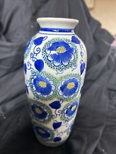 Vintage vase blue for sale  NORWICH