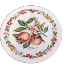 Vintage plate peach for sale  CHRISTCHURCH