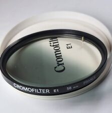 Filtro de lente de vidro Cromo 58mm CROMOFILTER E1 esmeralda 1 França graduado E58 E-58 comprar usado  Enviando para Brazil