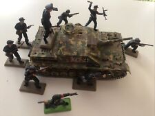 Britains/DSG Deutsche Wehrmacht mit Panzer, passt zu Airfix, Timpo, gebraucht kaufen  Baerl