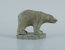 Used, Greenlandica, figure of a polar bear carved in soapstone. Approx. 1960/70s. for sale  Shipping to South Africa