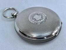 antique solid silver pocket watch for sale  FELIXSTOWE