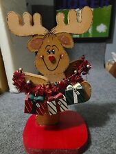 Christmas wooden reindeer for sale  Estacada