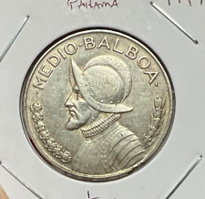 Panamá 1947 plata 1/2 Balboa mejor moneda segunda mano  Embacar hacia Argentina