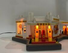 RELOJ DANBURY COMO NUEVO DE COLECCIÓN SHELL ESTACIÓN DE SERVICIO PANTALLA DIORAMA. ESCALA 1:24, usado segunda mano  Embacar hacia Argentina