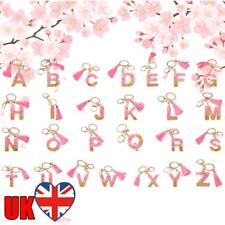 Usado, Chaveiro de resina letra A-Z rosa chaveiro inicial alfabeto chaveiro para mulheres meninas comprar usado  Enviando para Brazil