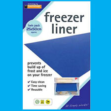 Usado, 2x Geladeira Freezer Forro Gaveta Tapete Anti Frost, Ice acúmulo de bloqueio Bop comprar usado  Enviando para Brazil