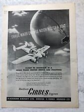 1947 aircraft advert for sale  BRIGHTON
