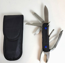 Used, Outdoor Emergency Survival Multi-Tool Kit: Knife, Pliers, Saw, Opener, Philips for sale  Shipping to South Africa