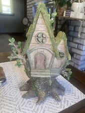 Hobby Lobby Fairy Tree House On Stump W Moss Door Opens for sale  Shipping to South Africa