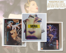 Madonna - MDNA World Tour (DVD + 2CDs) + Rebel Heart Tour + Drowned World Tour comprar usado  Brasil 