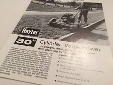 Hayter cylinder verge for sale  UK