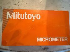 Used, MITUTOYO TUBULAR INSIDE MICROMETER SET NO 139-201 - 1-1/2 To 12 INCHES for sale  Shipping to South Africa