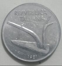 10 lire 1981 usato  Castellaneta