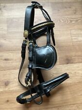 Black leather pony for sale  TRURO