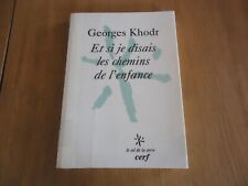 Georges khodr disais d'occasion  Einville-au-Jard