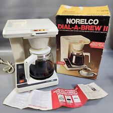 Vintage Norelco Automatic Drip Coffee Maker Dial A Brew II 12 Cup 1980s HB5190 for sale  Shipping to South Africa