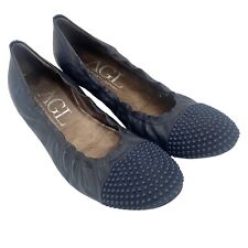 AGL Blakely Studded Cap Toe Ballet Flat Navy Attilio Giusti Leombruni SZ 41 US 9 for sale  Shipping to South Africa
