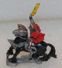 VINTAGE RAFM MOUNTED FIGHTER OR MAGE WIZARD W BATTLE HORSE PAINTED D&D FIGURE, used for sale  Shipping to South Africa